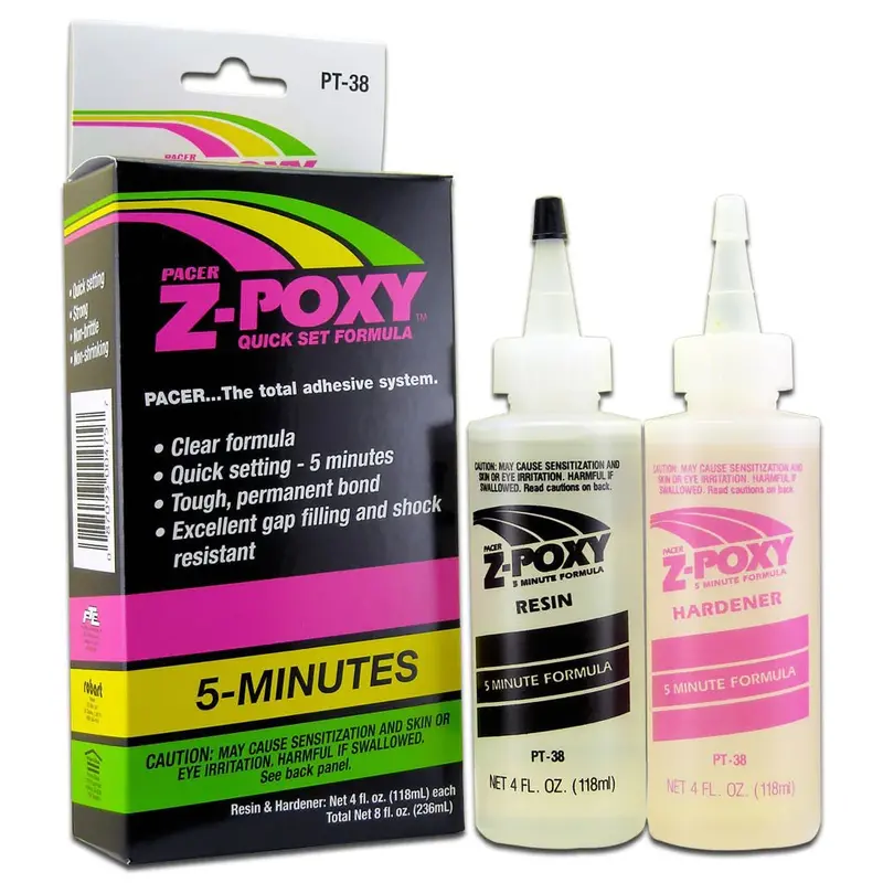 Zap Glue - Z-Poxy Quick Set Formula 8Oz 1