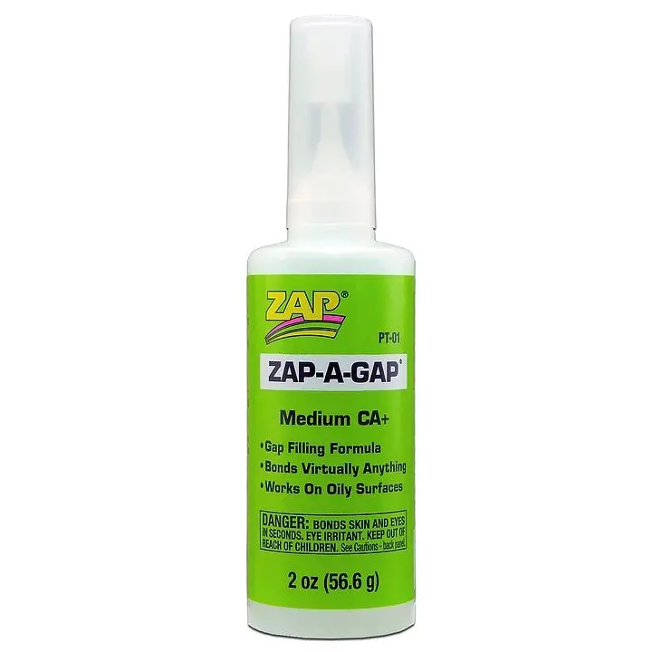 Zap Glue - Zap-A-Gap Ca+ Glue 2Oz 1