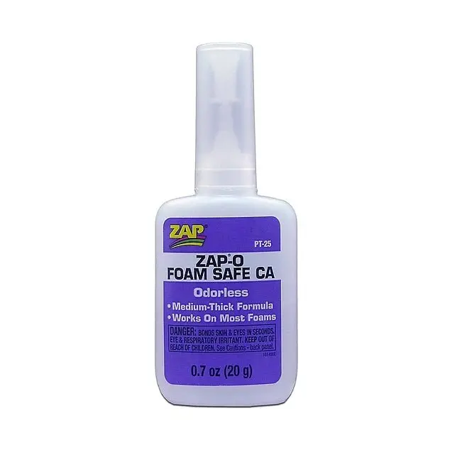 Zap Glue - Zap-O Foam Safe Ca+, 20 Gram Bottle 1