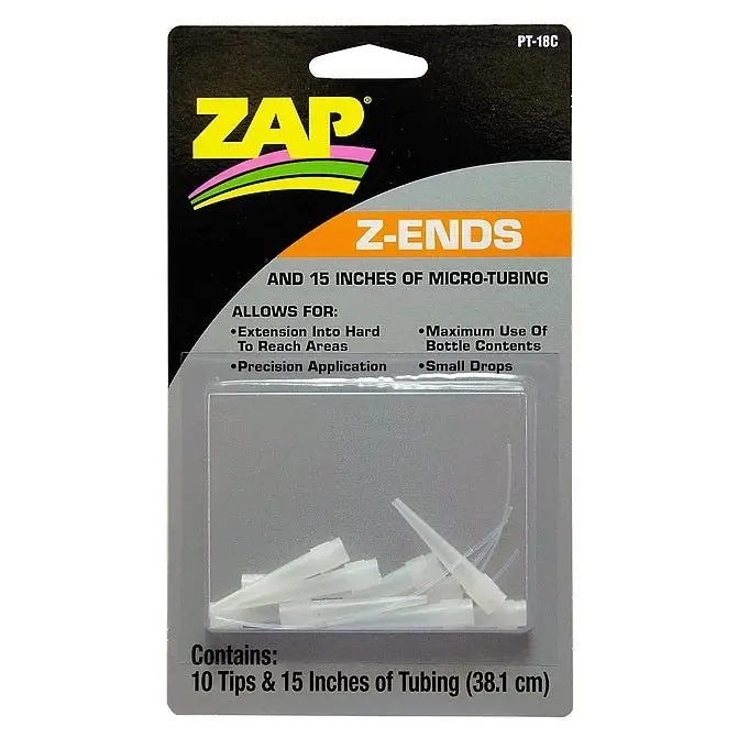 Zap Glue - Zap Z-Ends (10) & Teflon Tubing 1