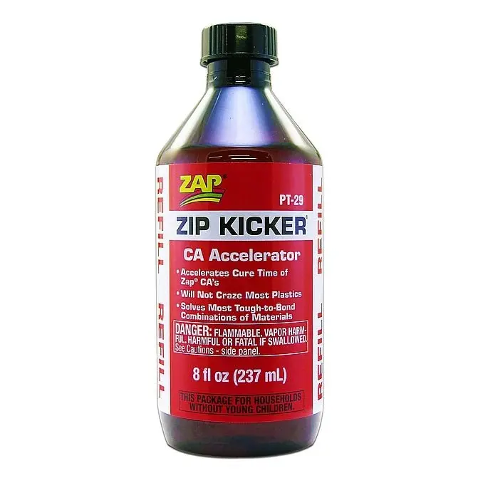 Zap Glue - Zap Zip Kicker Refill 8Oz Bottle 1