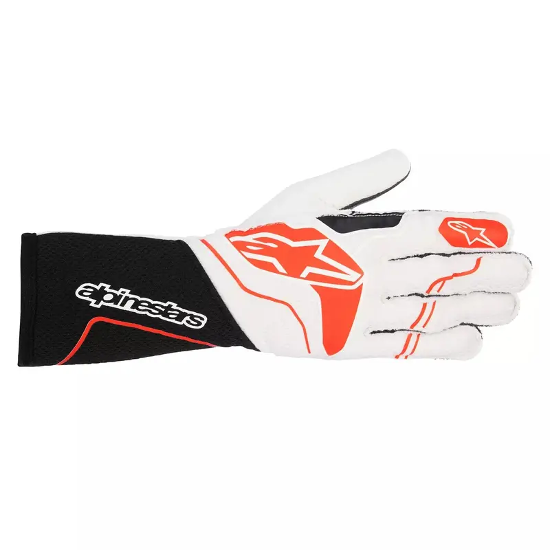 Alpinestars Tech 1-Zx Gloves — White/Red, 2Xl, Race-Inspired Protection And Dexterity 1
