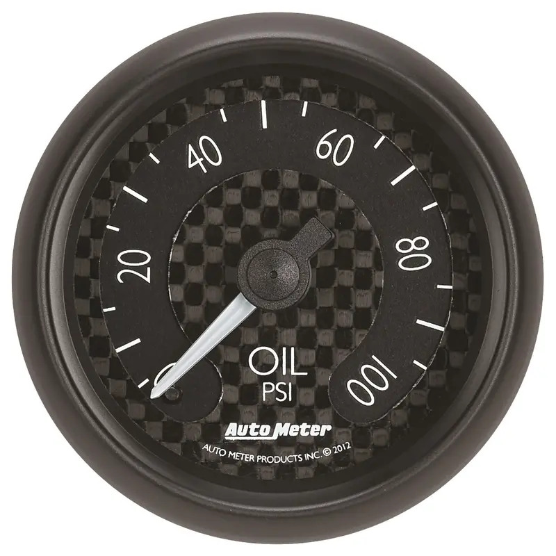 Autometer 8021 Gauge; Oil Press; 2 1/16In.; 100Psi; Mech; Gt 1
