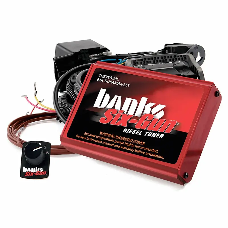 Banks Power Six-Gun Diesel Tuner With Switch – Compatible With 2004–2005 Chevy Lly 6.6L Duramax 1