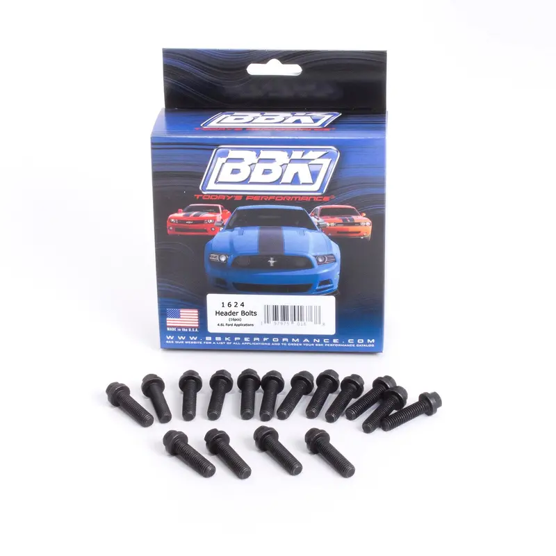 Bbk Exhaust Header Bolt Kit – M8 X 1.25 X 30Mm, 16-Piece Set For Ford 4.6L & 5.4L Engines 1