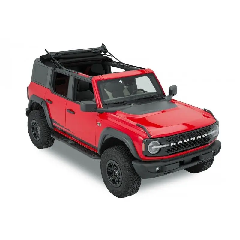 Bestop 52462-35 Skyrider Hardtop Roof Rack – Compatible With 2021–2023 Ford Bronco 4-Door (Black Diamond) 1