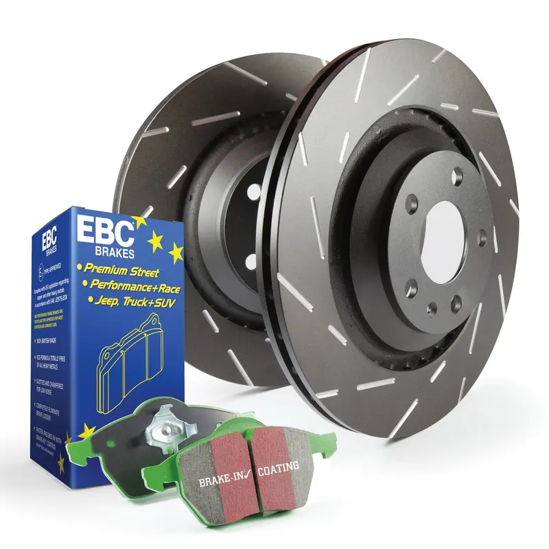 Ebc Brakes S2Kr2436 Greenstuff 6000 Brake Pad & Usr Drilled/Slotted Rotor Kit 1