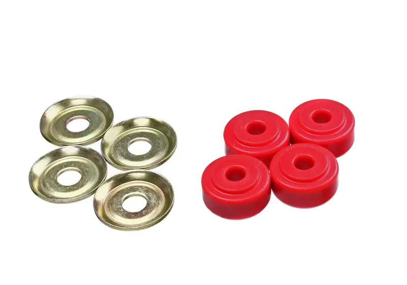Energy Suspension 9.8177R Polyurethane Shock Absorber Bushing Replacement Set 1