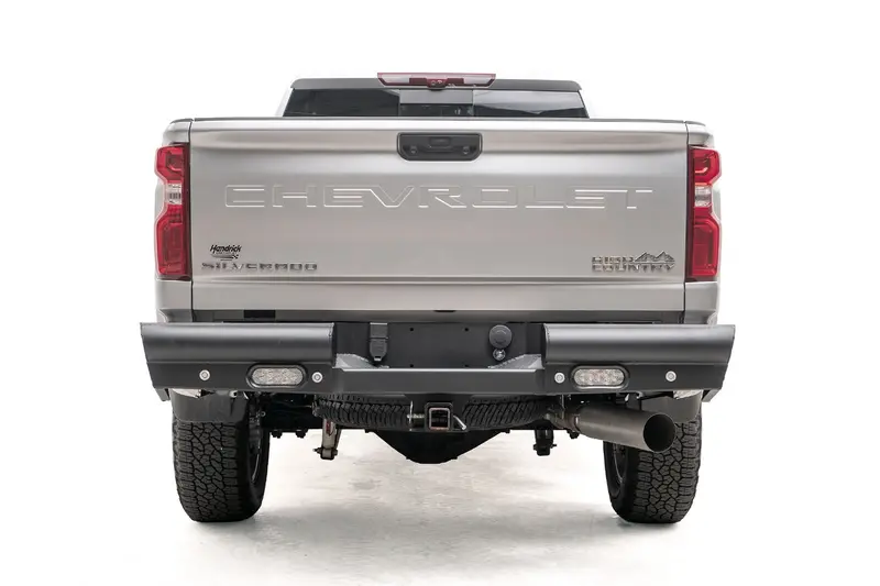 Fab Fours Elite Steel Rear Bumper – Matte Black Finish 1