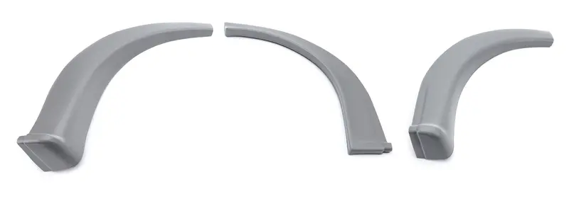 Fivestar 007-261-Gr Md3 Wheel Flares Dirt Gray Right 1