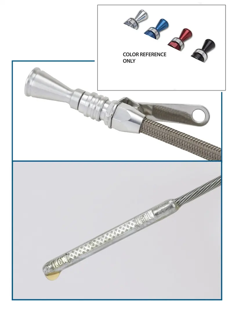 Lokar 1220054 Anchor Tight Locking Flexible Engine Dipstick 1