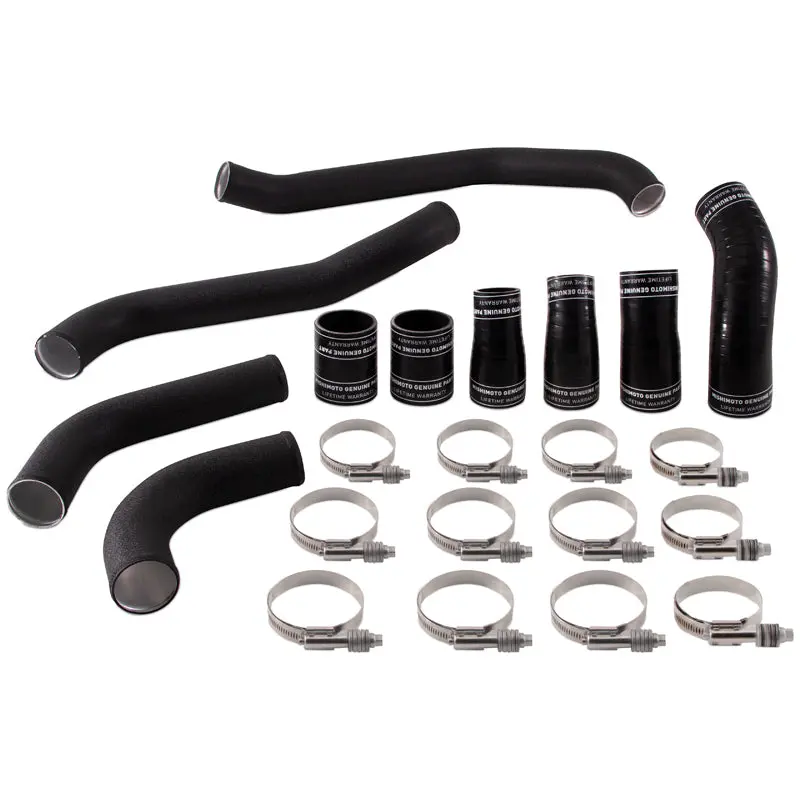 Mishimoto Hot-Side Intercooler Pipe Kit – Black Anodized, Fits 2017–2021 Ford F-150 3.5L Ecoboost 1