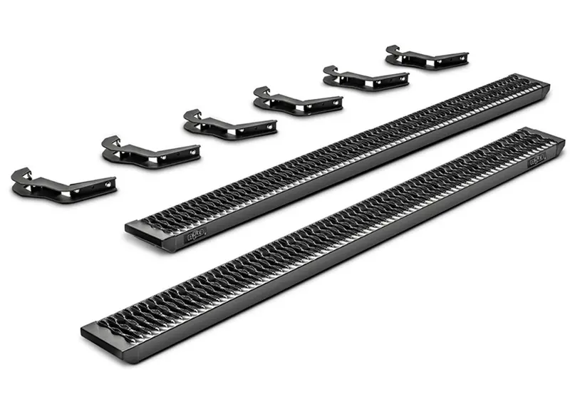 N-Fab Growler-Cab Side Steps – Compatible With 2017–2022 Nissan Titan & Titan Xd Crew Cabs (Tx Black Finish) 1