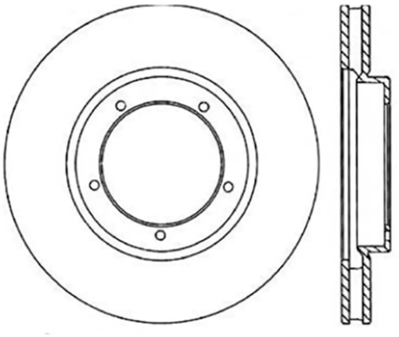 Stoptech 126.37020Sl Sport Slotted Brake Rotor – Front Left Position 1