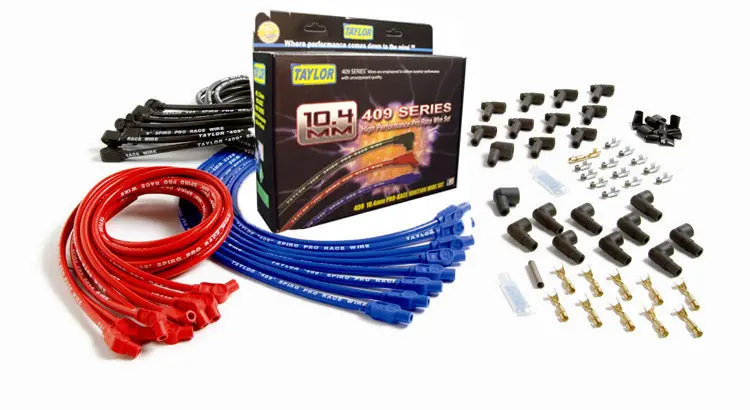 Taylor Cable Spiro-Pro Ignition Wire Set – 409 Series, 10.4Mm Diameter 1