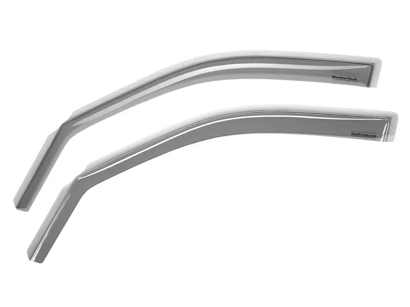 Weathertech 70052 Front Side Window Deflectors – Light Smoke Tint 1