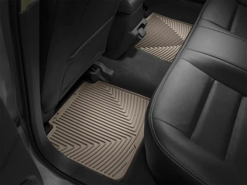 Weathertech All-Weather Floor Mats – Tan, Third-Row Rubber Protection 1