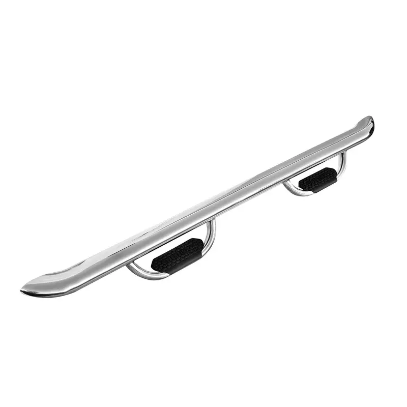 Westin 20-1950 Genx Oval Nerf Step Bars – Drop-Down Design, Black Powder-Coated Steel 1